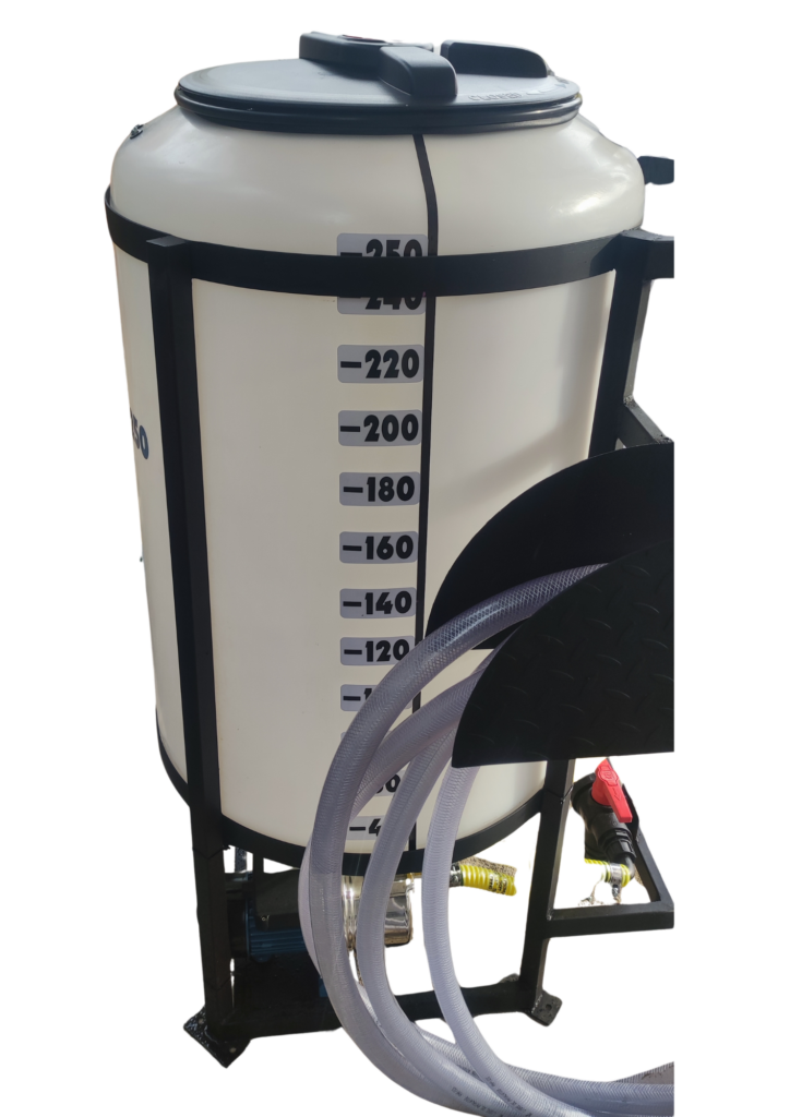 estanque de mezcla para pulverización con drones