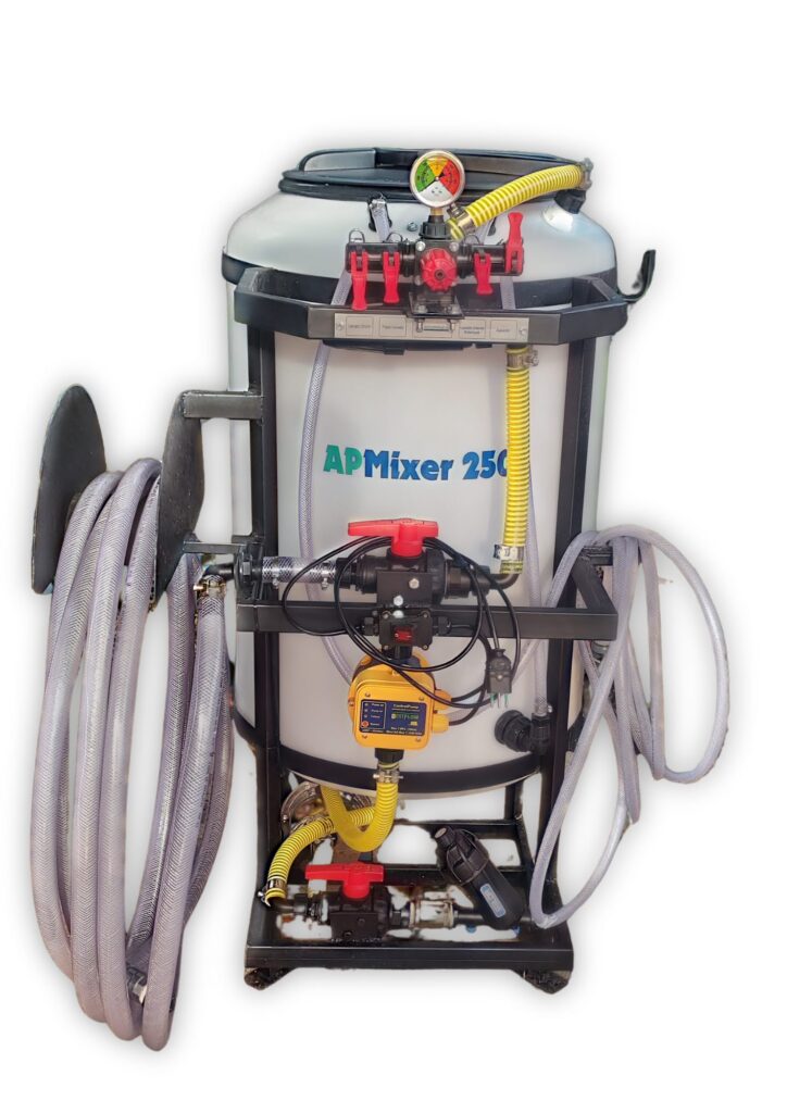 estanque mezclador APMixer 250 para drones agrícolas